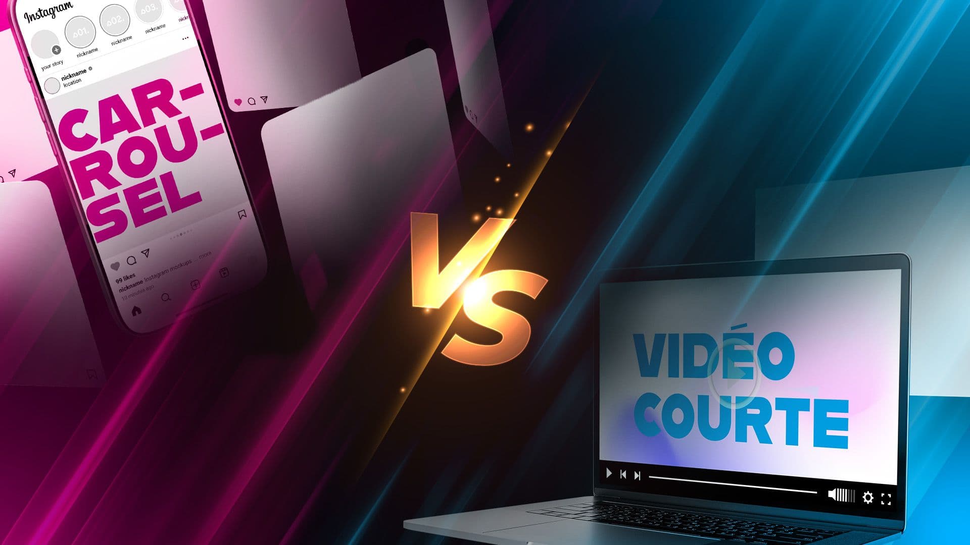 Projet Carrousel VS vidéos courtes : lequel choisir selon son objectif ?